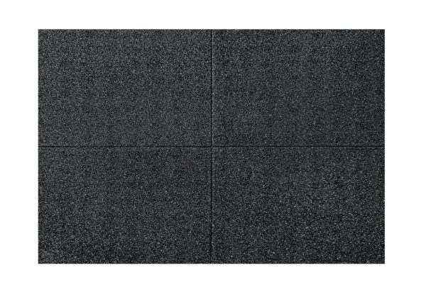 Osztott gumiburkolat 1000x1000 mm - fekete
