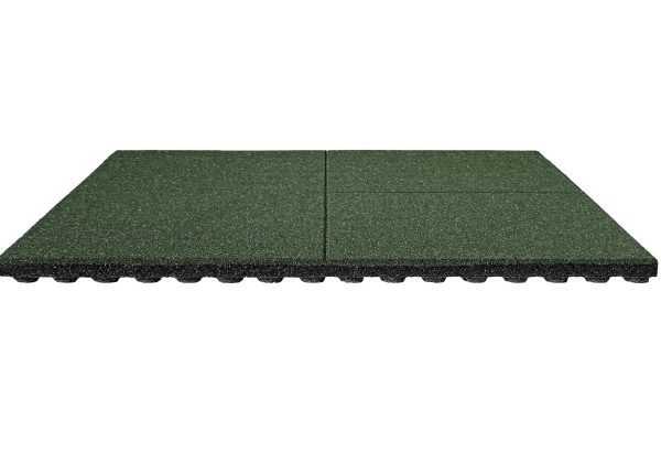 Osztott gumiburkolat 1000x1000 mm - zöld - Image 2